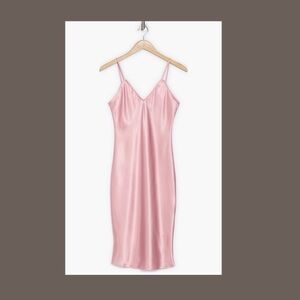 Bebe Pink Slip Dress Adjustable Straps New with Tags Size M